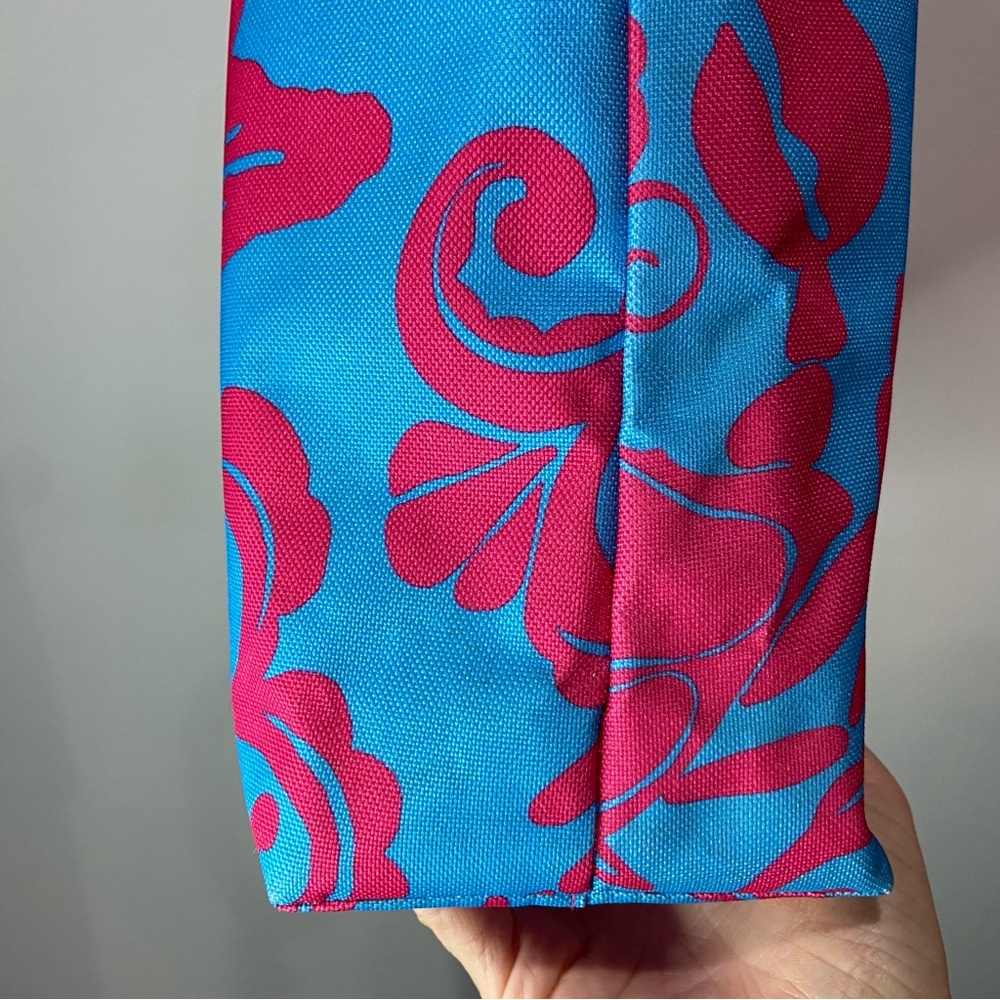 Lilly Pulitzer Blue and Pink Tote Bag - Picture 9 of 11